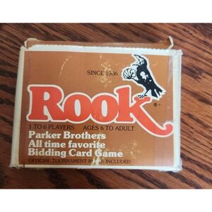 Vintage‎ Rook Card Game Parker Brothers 1978 Edition Complete IOB & Instructions